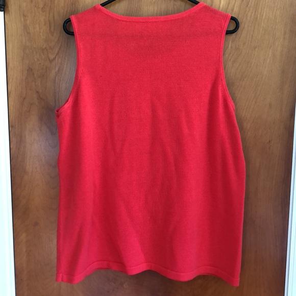 Chicos red knot tunic like new. Size large. - Picture 2 of 4